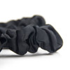 Set of 24 Black Satin Hair Scrunchies for Women Elastic Hair Ties Small Hair Bobbles Fabric Hair Bands Ponytail Holder G