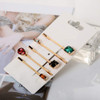 Numblartd Set of 5 Vintage Imitation Crystal Rhinestone Alloy Barrettes Side Clip Hairpin Hair Clip Bobby Pins Hair Acce