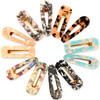 cridoz 12 Pcs Acrylic Resin Hair Barrettes Hair Clips for Women Hair Accessories