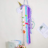Beinou Unicorn Hair Clips Holder With Rainbow Hot Pink Yarn Tassels Bows Storage Shy Face Headband Organizer for Theme P
