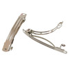 Chenkou Craft 40pcs Silver Metal French Barrette Hair Clips DIY Craft 2 38