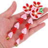 2pcs Womens Girls Kimono Traditional Outfit Wedding Japanese Asian Yukata Hair Tie Flower Floral Fan Barrette Clip PinkR