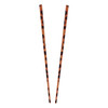 Womens 2 Hair Sticks Solid Straight Chopsticks 75 inches Long Tortoise