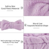 6 Pcs Spa Facial Headbands Set Soft Fleece Headbands for Makeup Face Washing Skin Care Yoga and Shower with Bow Hair Ban