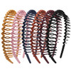 Yeshan Plastic Teeth headbands for Women Multicolors Nonslip Tooth Comb Headbands Hair Hoops Soft Hair AccessoriesPack o