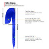 4 Pcs Silky Men Durag Headwraps with Long Tail and 4 Pcs Silk Wave Cap Perfect for 360 Waves Multicolor
