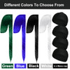 4 Pcs Silky Men Durag Headwraps with Long Tail and 4 Pcs Silk Wave Cap Perfect for 360 Waves Multicolor