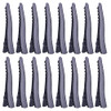 100pcs 45mm Black Alligator Hair Clips Metal Duckbill Hairpins Professional Nonslip Single Prong Curl Clips Teeth Bows H