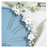 JONKY Flower Bride Wedding Hair Pins Silver Baby Breath Hair Piece Bridal Hair Accessories for Women