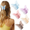 Bmobuo Butterfly Hair Clips for Women 5PCS Butterfly Hair Claw Clips