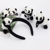 GSHLLO 4 Pcs Panda Hair Pins Hairpins Animal Hair Clips Lovely Headwear Cute Hair Barrettes Panda Costume Accessories fo