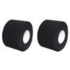 Erioctry 2 Rolls 200Counts Black Disposable Barber Neck Paper Strips Professional Stretchy Paper Neck Bands Hairdressing