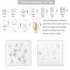 202 Pcs Hair Jewelry for Women Braids Locs Jewelry Dreadlocks Beads Braid Rings Hair Cuffs Shells Heart Butterfly Pendan