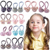 30pcs Elastic Hair Ties PAGOW Colorful Ponytail Holder Small Rubber Bands Cute Hair Accessories For Girls Women Teens 3p