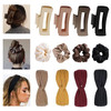 Square Claw Clips Hair Claw Clips for Women Girls 41 Large Nonslip Hair ClipsRectangular Hair Clips Acrylic Banana Jaw C