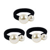 Beavorty 3 Pcs Girl Pearl Scrunchies Hair Rings Headbands Hair Ropes Elastic Hair Ties and Ponytail Holders with Elastic