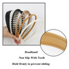 AKTVSHOW Non Slip Plastic Headbands for Women 9 PCS Thin Headband with Teeth Effortless Hair Bands for Womens Hair Fashi