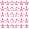SUBANG 30 Pieces Pink Star Hair Clips Color Cute Metal Hair Barrettes Toddler No Slip Hair Clip Hair Accessories for Wom