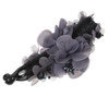 FRCOLOR Fabric Flower Beads Banana Hair Clip 433 Inch NonSlip Ponytail Holder Hair Accessories for Women Girls Stylish U