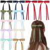 12 PCS Hair Bows for Women Hair Ribbon Hair Bows with Long Tail Hair Bow clips Hair Barrettes for Women Accessories