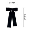 2 Pcs Velvet Hair Ties Cute Bow Hair Clips Set Hair Bow Clips for Women Hair Bow Clips for Toddler Girls Gifts Headdress