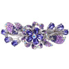 LALAFINA Hair Clip 1pc Flower Rhinestone Hair Barrettes Crystal Rhinestones Barrettes Vintage Spring French Hair Clips f