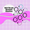 Wet Brush Beaded Hair Elastics 10 Count MultiColored PainFree Accessories for Men Women Boys and Girls IntelliLastic Ret
