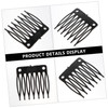BIUDECO Wig Accessory Plastic Net Hat Clip Comb 7Tooth Hair Clip for Secure Wig Fixing and Comfortable Styling with Mesh