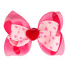 Valentines Day Hair Clips Hair Bow for Women Hair Accessories TSFJ10 4 Pink Heart Set