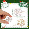 Lurrose Christmas Snowflake Hair Clips 8Pcs Snowflake Hair Barrettes Gold Shiny Bobby Pins Xmas Hair Styling Tools for C