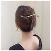 Iaceble Minimalist Metal Hair Clip Barrette Large Long Alligator Hair Clips Pin Boho Gold Hair Barrettes S Shape Hair Cl
