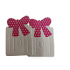 Lovely Bowknot Hair Clip Display Cards Rectangle Hair Bows Paper Cardboard for DIY Craft Hair Barrettes Accessories Disp