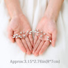 Unicra Bride Wedding Crystal Hair Pins Bridal Rhinestone Hair Pieces Wedding Hair Accessories for Women and Girls Pack o