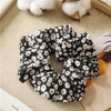 4 Pack Digital Floral Hair Scrunchies Sunflower Print Slap Bracelet Ponytail Holder Elastic Hair Bands Wrist Fabric Scru