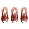Numblartd 3Pcs Plastic Interlocking Banana Clip Combs Two Sides Hair Combs Elongated Ponytail Hair Clincher Hair Accesso