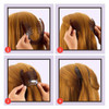 Numblartd 3Pcs Plastic Interlocking Banana Clip Combs Two Sides Hair Combs Elongated Ponytail Hair Clincher Hair Accesso