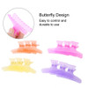 Yosoo Health Gear Butterfly Hair Clips 12 Pieces Butterfly Hairdresser Clamps Hair Claw Clamps Hair Accessories Colorful