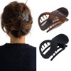 Brinie French Concord Hair Clip Acrylic Hair Claw Clips Thick Hair Flat Hair Clips Grip Hair Banana Barrettes for Stylin