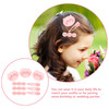 9pcs Hairpin Pink Decor Bangs Hair Clip Hair Accessories for Girls No Slip Snap Barrettes Girl Cartoon Hairpin Zinc Allo
