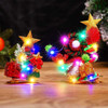 BARTOSI Light Up Christmas Hair Clips LED Xmas Hair Clip Christmas Hair Accessories for Women and Girls Pack of 2