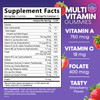 Multivitamin Gummies for Adults - Daily Adult Multivitamins Gummy with Vitamins A, C, D, B12 for Women & Men, Immune Support Gummy Multivitamins Supp