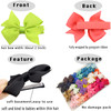 CLLOT Baby Hair Clips 50Pcs Tiny 2 Baby Hair Bows Fully Covered Barrettes Clips for Baby Girls Infants and Toddlers25 Co