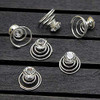 canjoyn 24 Pcs Bridal Gem Spin Hair Pins Swirl Hair Twists Coils Wedding Spiral Twist Hairpins Shiny Rhinestone Crystal
