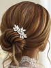 Catery Crystal Bride Wedding Hair Comb Hair Accessories with Rhinestone Bridal Side Combs for Women and Girls ASILVER