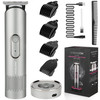 PRITECH Beard Trimmer for Men Rechargeable Mens Electric Trimmer Razor Cordless Body Groomer for Face Neck Groin Manscap