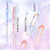 8 Pieces Acetate Hair Sticks Leopard Printed Hairpins U Shaped French Hair Pin Chopsticks Forks Accessories for Women an