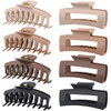 LuSeren Hair Clips for Women 43 Inch Large Hair Claw Clips for Women Thin Thick Curly Hair Big Matte Banana ClipsStrong