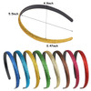 doboi 15 Colors Toddler Headbands Sparkle Plastic Headbands For Girls Glitter Thin Head Bands No Slip Fashion Girls Hard