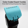 2 Pieces Professional ColorCoded Replacement Guards Attachment Guide Combs 116 18 Compatible with Wahl 5 Star Series Ful