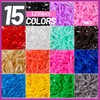 Teenitor Elastic Hair Ties Hair Accessories for Girls Colorful Baby Elastic Hair Bands Set Rubber Bands for Hair with Ha